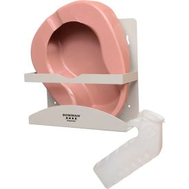 Bowman® Bedpan/Urinal Dispenser Aluminum Quartz Beige NC001-0512