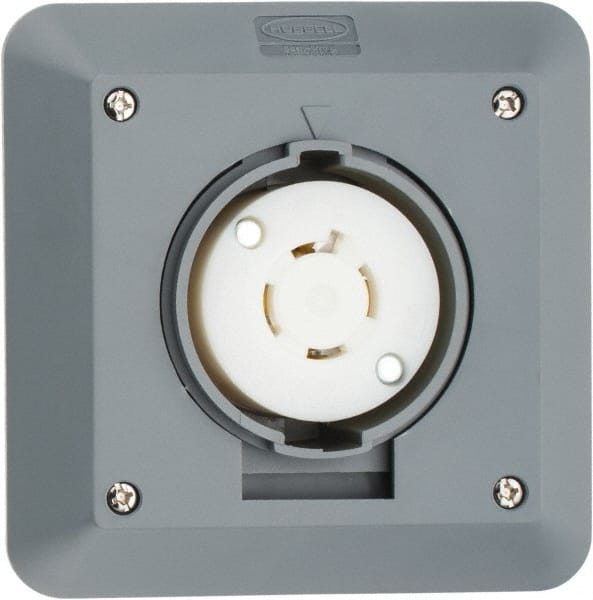 125/250 VAC, 20 Amp, L14-20R NEMA, Self Grounding Receptacle MPN:HBL2410SR2