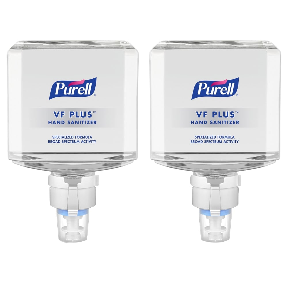 Purell VF PLUS Gel Hand Sanitizer Refills For ES8 Touch-Free Hand Sanitizer Dispensers, Fragrance Free, 40.6 Oz, Case Of 2 Refills MPN:7099-02