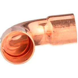 Import Copper Fitting with 90° Long Radius Elbow C x C 1/2