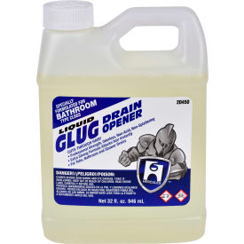 Hercules GLUG® Drain Opener For Bathroom Type Clogs Quart Bottle 10 Bottles - 20450 - Pkg Qty 10 20450