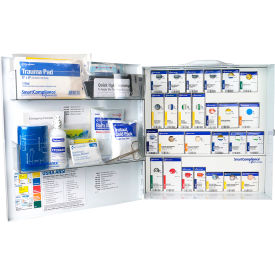 First Aid Only 2 Shelf First Aid Cabinet 75 Person ANSI Compliant Class A 91337