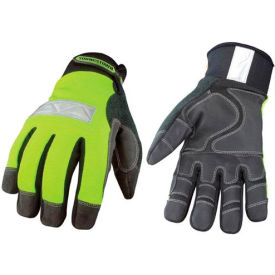 High Visibility Performance Gloves - Safety Lime - Winter - Medium 08-3710-10-M