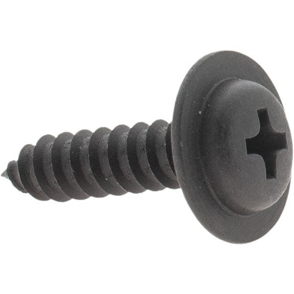 Sheet Metal Screw: #10, Round Head, Phillips MPN:17558