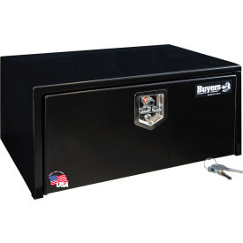 Buyers Steel Underbody Truck Box w/ Stainless Steel T-Handle - Black 14x16x30 - 1703303 1703303