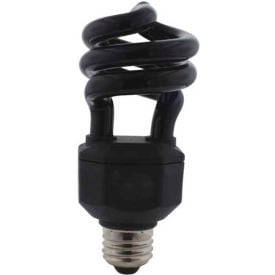 Sunlite® 05439-SU SL20/BLB 20W Black Light Spiral CFL Light Bulb Medium Base Black Light Blue - Pkg Qty 12 05439-SU