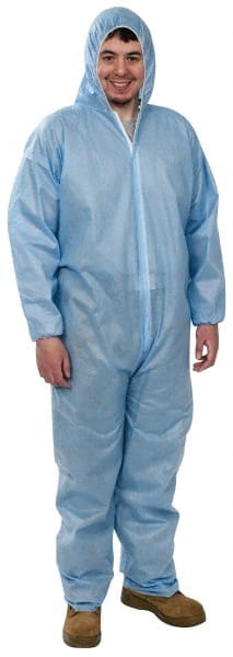 Non-Disposable Rain & Chemical-Resistant Coveralls: SMS MPN:KM-CVL-SMS-HE-X