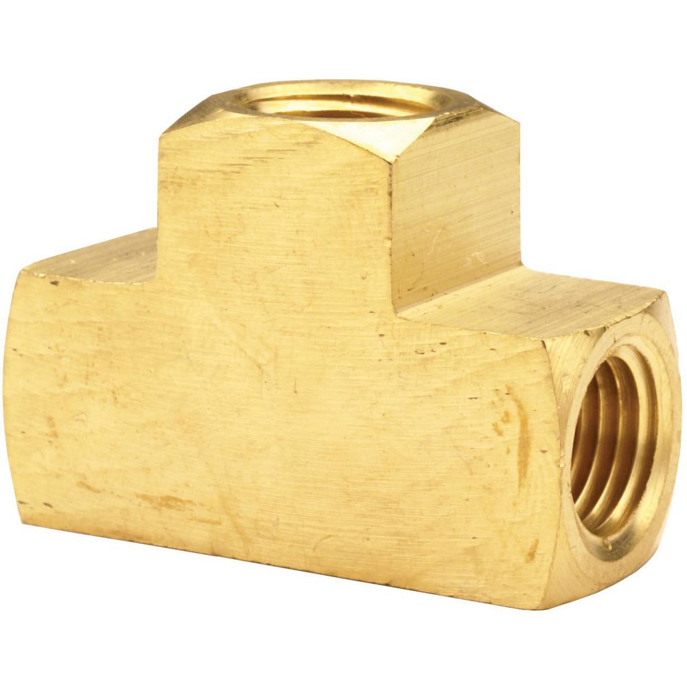 Brass & Chrome Pipe Fittings, Fitting Type: Female Pipe Tee , Fitting Size: 1/4 x 1/4 , End Connections: FNPT , Material Grade: CA360  MPN:3220404C