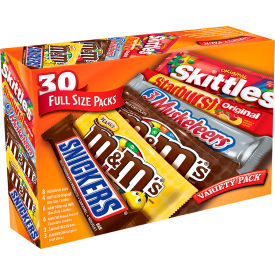 MARS Chocolate and Candy Full Size Variety Pack 30 Count 22000084