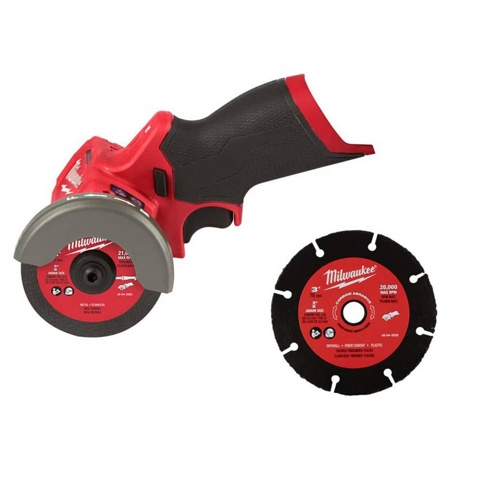 Cut-Off Tools & Cut-Off-Grinder Tools, Wheel Diameter (Inch): 3 , Voltage: 12.00 , Speed (RPM): 20000.00 , No-Load RPM: 20000 , Brushless Motor: Yes  MPN:4787971/0385463