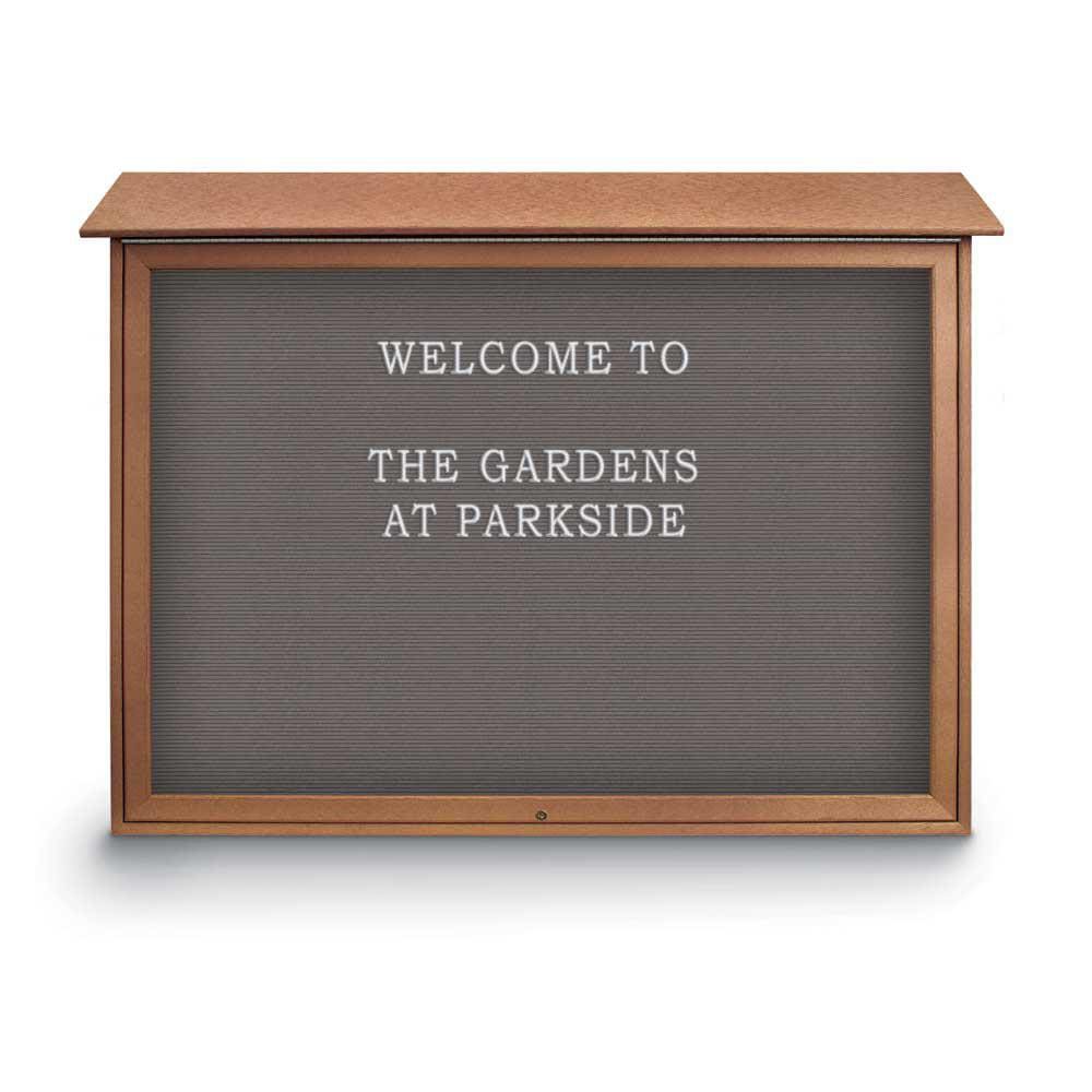 Enclosed Letter Board: 52