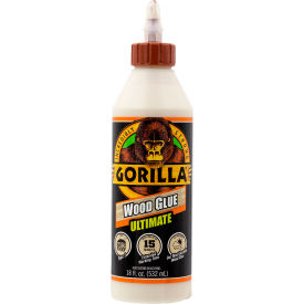 Gorilla® Ultimate Wood Glue 18 oz. Capacity Tan - Pkg Qty 4 104406