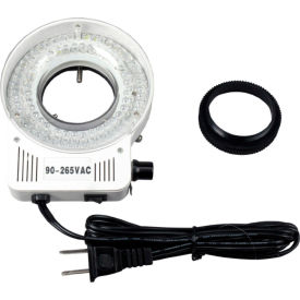 AmScope LED-80S 80-LED Microscope Compact Ring Light with Built-in Dimmer LED-80S