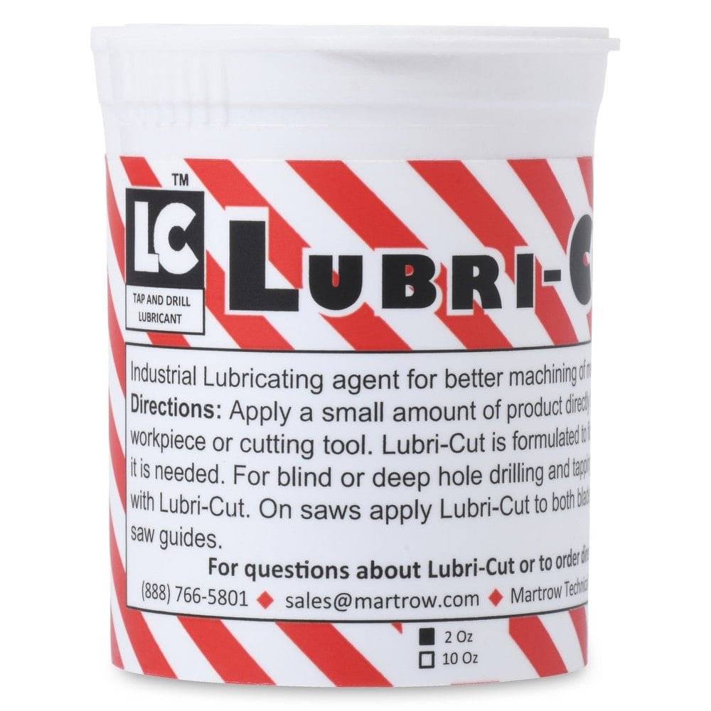 Metalworking Fluids & Coolants, Product Type: Lubricant, Metalworking, Tapping , Container Type: Tube , Container Size: 3 oz , Net Fill: 2.5oz , Form: Paste  MPN:LC1-2.5