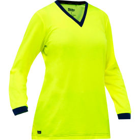 Pip  Bisley® Women's Long Sleeve Shirt L Hi-Vis Yellow W6118-Y/L310