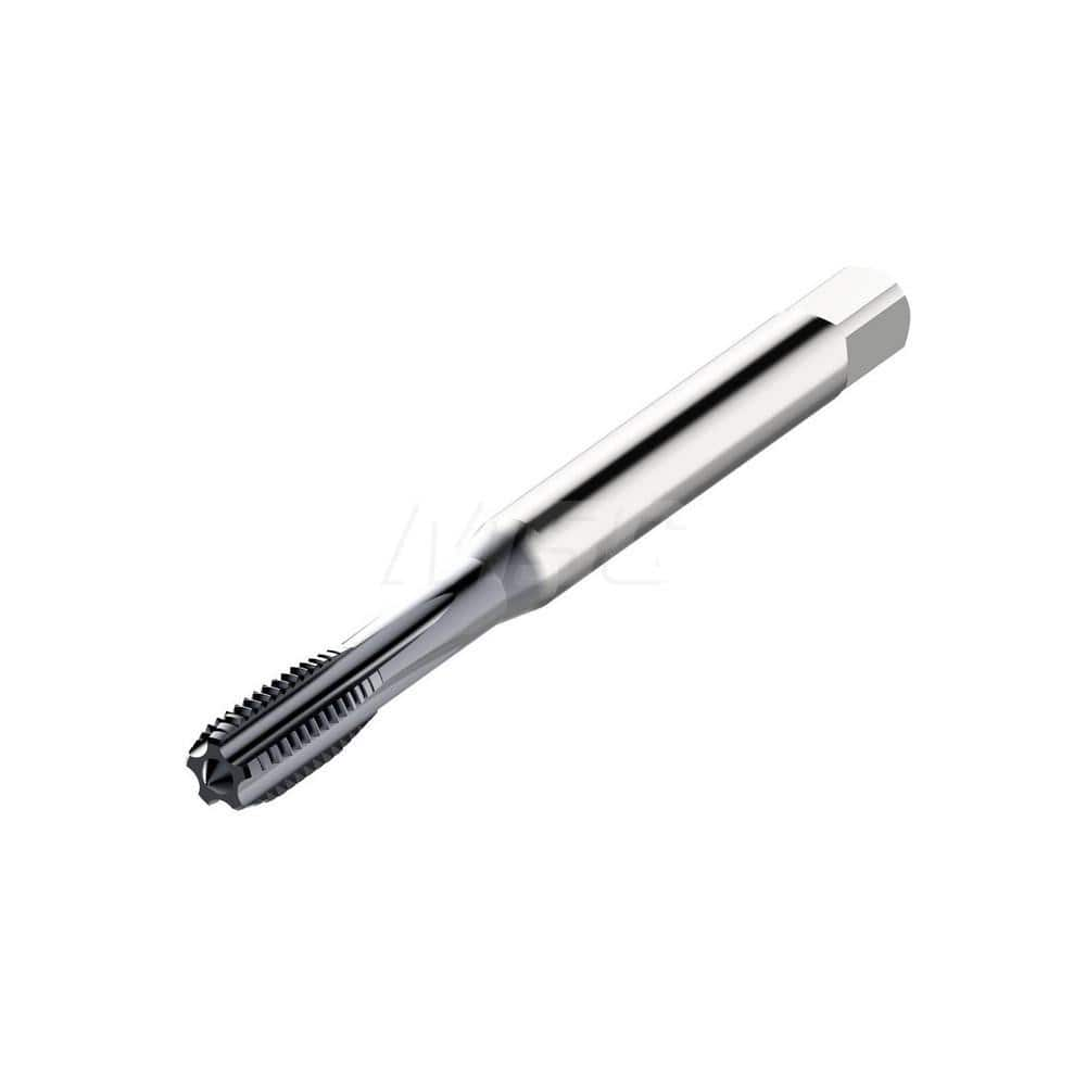 Straight Flute Tap: M3x0.50 Metric, 4 Flutes, Modified Bottoming, 6HX Class of Fit, Powdered Metal High Speed Steel, TiAlN Coated MPN:03305497