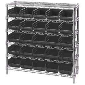 Quantum WR1236-102 Chrome Wire Shelving With 25 4