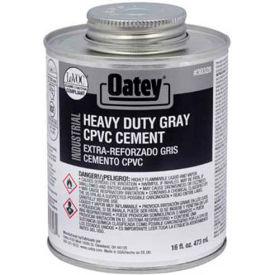 Oatey 30329 EP42 CPVC - PVC HD Gray Industrial Cement 32 oz. - Pkg Qty 12 30329