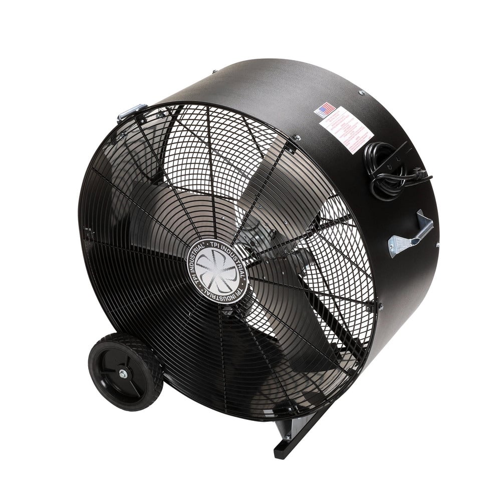 Blower Fans & Coolers, Blower Fan Type: Portable , Type: Steel Spiral Wire , Blade Length (Inch): 30 , Air Flow: 4400CFM , Drive Type: Direct  MPN:PBX30D