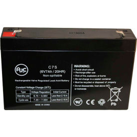 AJC® GS Portalac PE6V7.2F1 6V 7Ah Emergency Light Battery AJC-C7S-N-0-129011