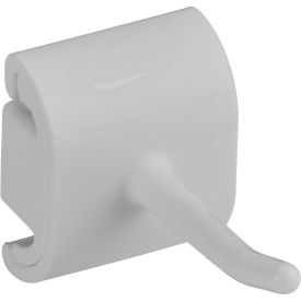 Vikan Hygienic Wall Bracket Single Hook Module White Polypropylene/Polyamide 10125