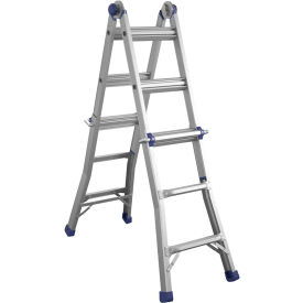 COSCO® 14' Type IA Multi-Position Aluminum Step Ladder 5 Step 300 lb. Capacity 20914T1ASE