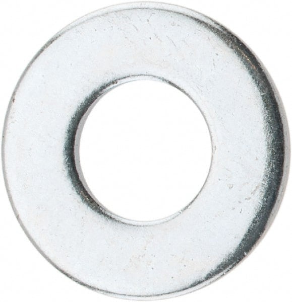 1/4″ Screw SAE Flat Washer: Steel, Zinc-Plated (PK100)