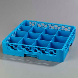 Carlisle RC1614 - Opticlean™ 16-Compartment Cup Rack Blue - Pkg Qty 6 RC1614