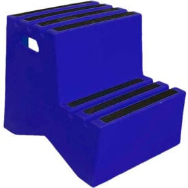 2 Step Plastic Step Stand - Blue 21