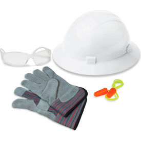 ERB® AFB1 New Hire Kit with Americana® Full Brim Cap & Economy Boas® Lens Clear/Gray - Pkg Qty 6 WEL18560CL03