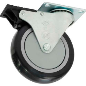 80/20 2334 Deluxe Flange Mount Caster Swivel W/Brake 2334