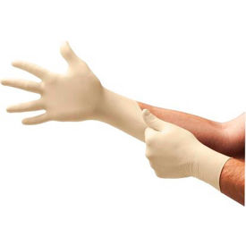 TouchNTuff® 69-210 Industrial Grade Latex Gloves Powdered Natural L 100 Gloves/Box 516706