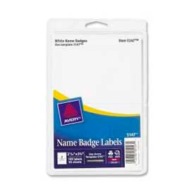 Avery® Name Badge Labels 2-11/32