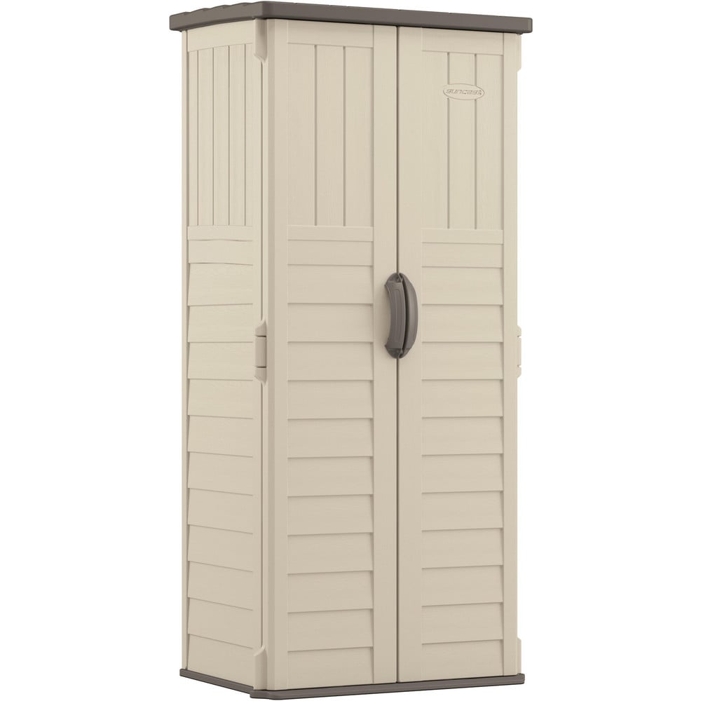 Sheds, Shed Type: Vertical Storage Shed , Overall Width: 32in , Overall Depth: 25.5in , Overall Height: 6ft , Overall Capacity: 22ft3  MPN:BMS1250