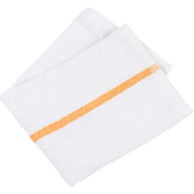 Qwick Wick 100 Cotton Gold Stripe Terry Bar Towel 30 oz. 16