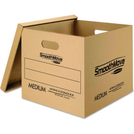 Bankers Box® SmoothMove Classic Moving Boxes Kraft/Blue 12/Pack FEL7716401