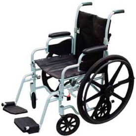 Poly-Fly High Strength Lightweight Wheelchair/Transport Chair Combo 18