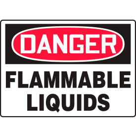 Accuform MCHG101VP Danger Sign Flammable Liquids 10