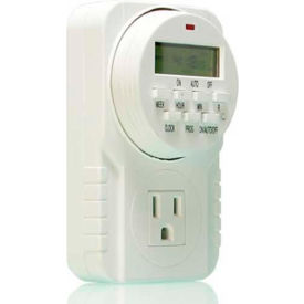 Hydrofarm 7 Day Grounded Digital Programmable Timer TM01715