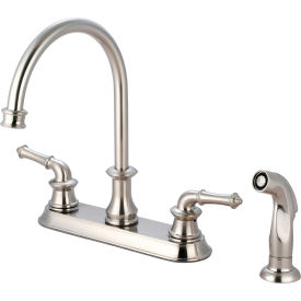 Pioneer Del Mar 2DM301-BN Two Handle Kitchen Faucet with Spray PVD Brushed Nickel 2DM301-BN