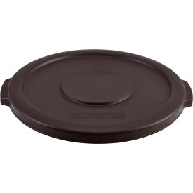 GoVets™ Plastic Trash Can Lid 10 Gallon Brown 457BN240