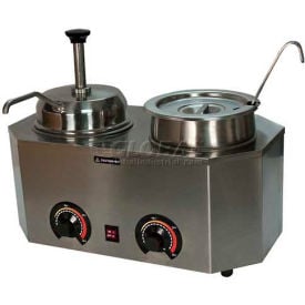 Paragon 2029E Pro-Deluxe Can Dual Warmer Unit Pump/Ladle 19-3/4