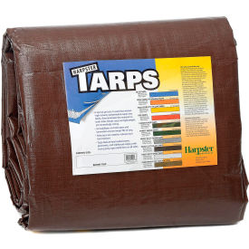 10' x 10' Super Heavy Duty 8 oz. Tarp Brown - BR10x10 BR10x10