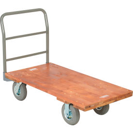 GoVets™ Hardwood Deck Platform Truck 48 x 24 1200 Lb. Capacity 8