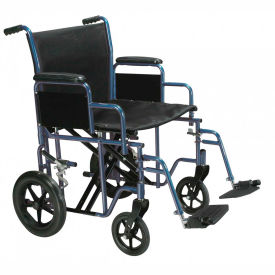 Drive Medical BTR22-B Bariatric Heavy Duty Transport Wheelchair 22