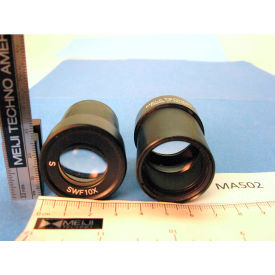 Meiji Techno MA502 Super Wide Field 10X Eyepieces (Paired) Field No. 23 MA502