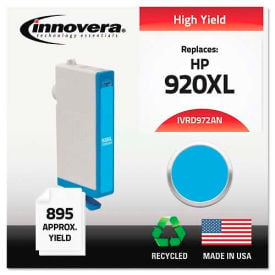 Innovera® D972AN Compatible Remanufactured CD972AN (920XL) Ink 700 Page-Yield Cyan IVRD972AN