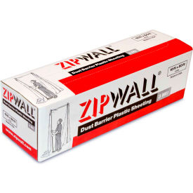 ZipWall® Dust Barrier Plastic Sheeting Plastic White - PY50 - Pkg Qty 6 PY50