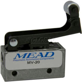 Bimba-Mead Air Valve MV-20 3 Port 2 Pos Mechanical 1/8