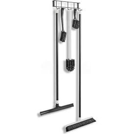 Horizon Manufacturing Utility/Sanitation Hook Rack Black 17-1/4